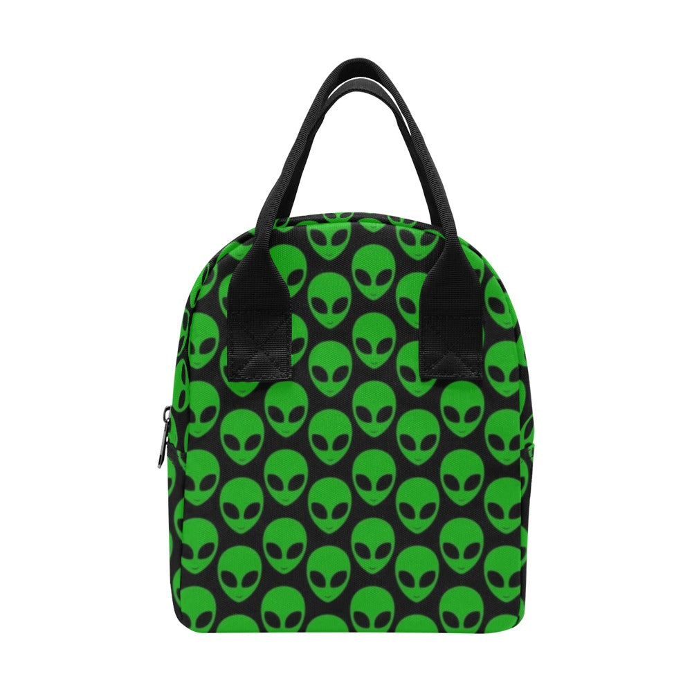 Aliens - Zipper Lunch Bag One Size Zipper Lunch Bag Printed Offshore