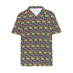 Hippie Caravan Men's Short Sleeve Hawaiian Shirt Men's Hawaiian Shirt (New) Printed Offshore Retro