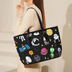Kids Space - Leather Tote Bag-Large