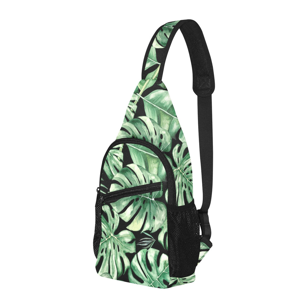 Jungle Leaves - Chest Bag