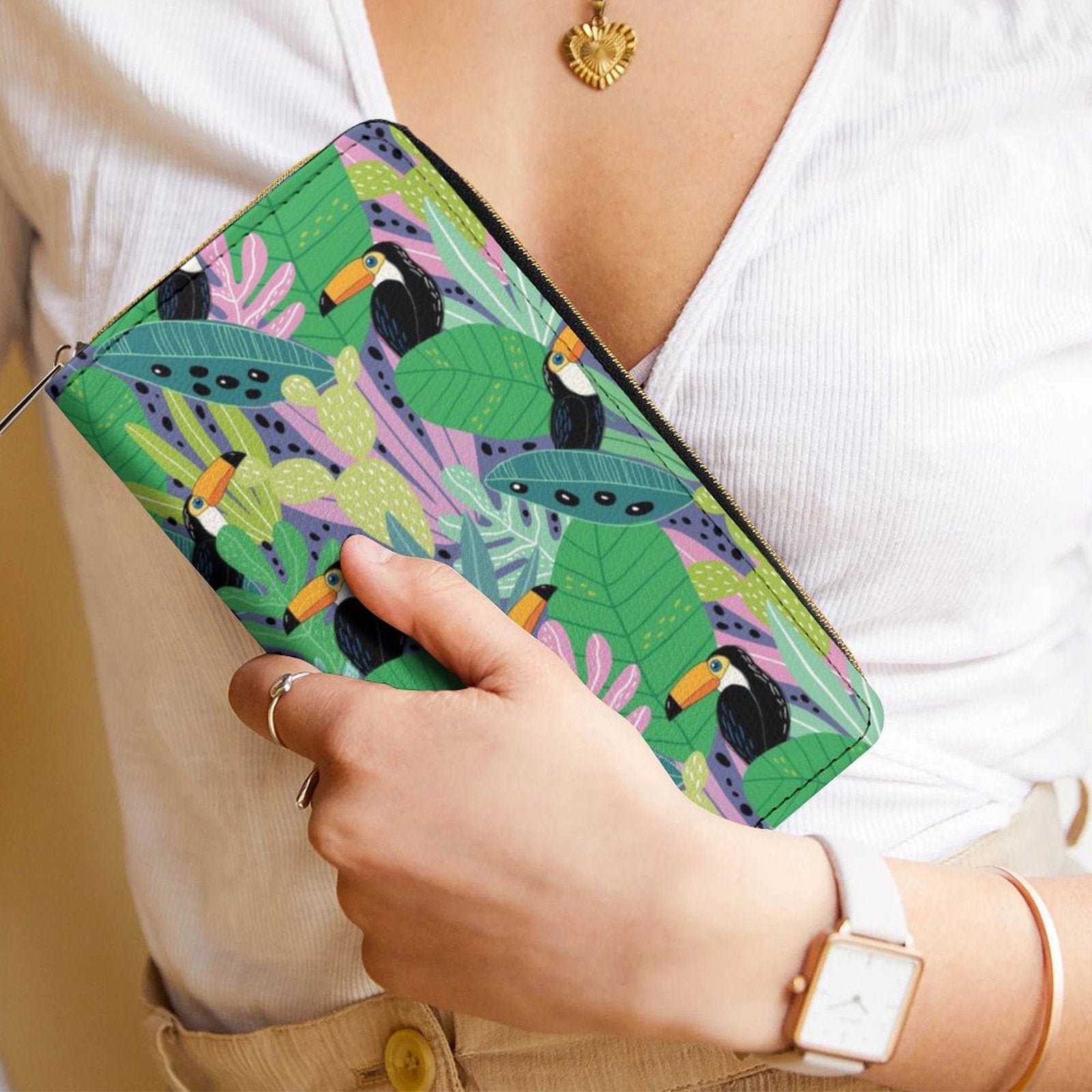 Toucan Jungle -  PU Leather Wallet
