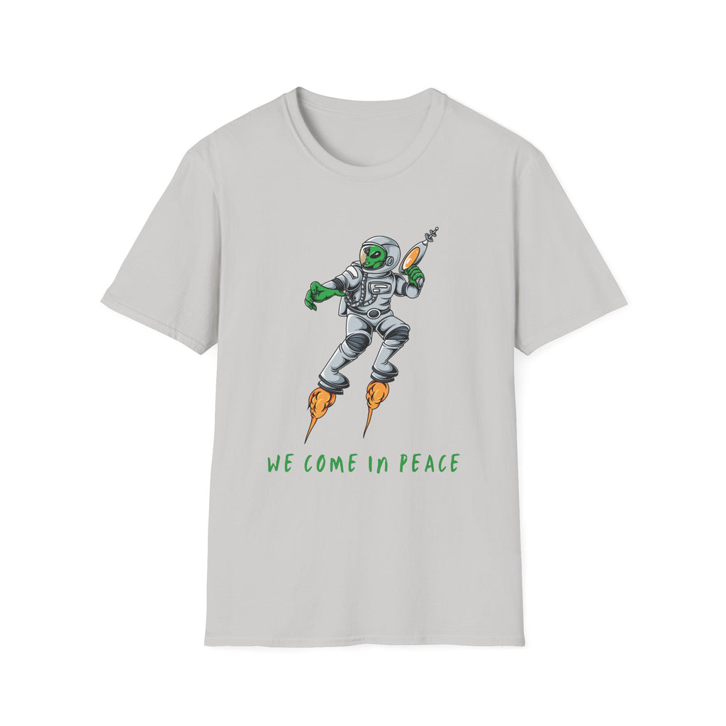 Alien, We Come In Peace - Unisex Softstyle T-Shirt