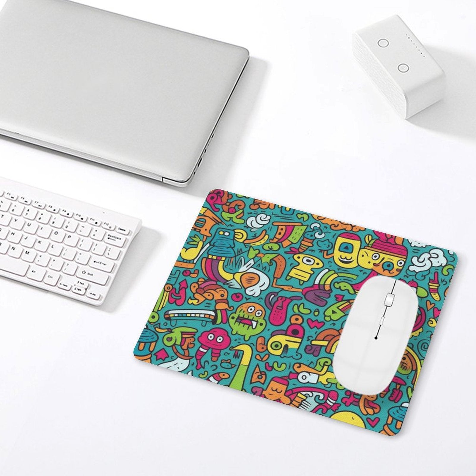 Crazy Creatures - Leather Mouse Pad Leather Mouse Pad Printed Offshore Sci Fi
