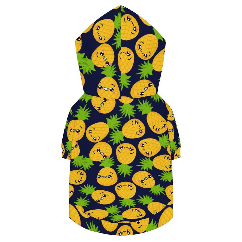 Cool Pineapples Pet Hoodie (Small Size)