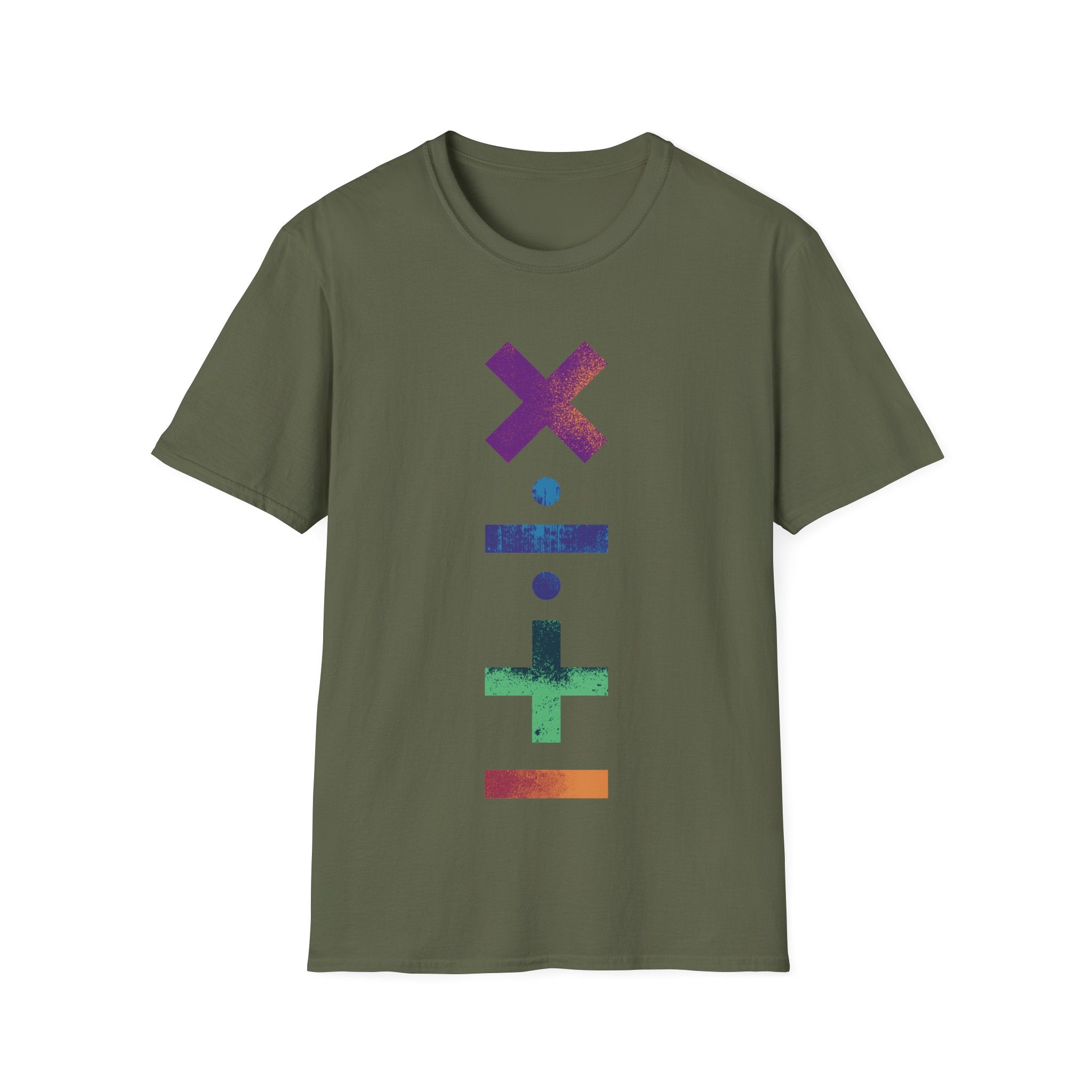 Maths Symbols - Unisex Softstyle T-Shirt