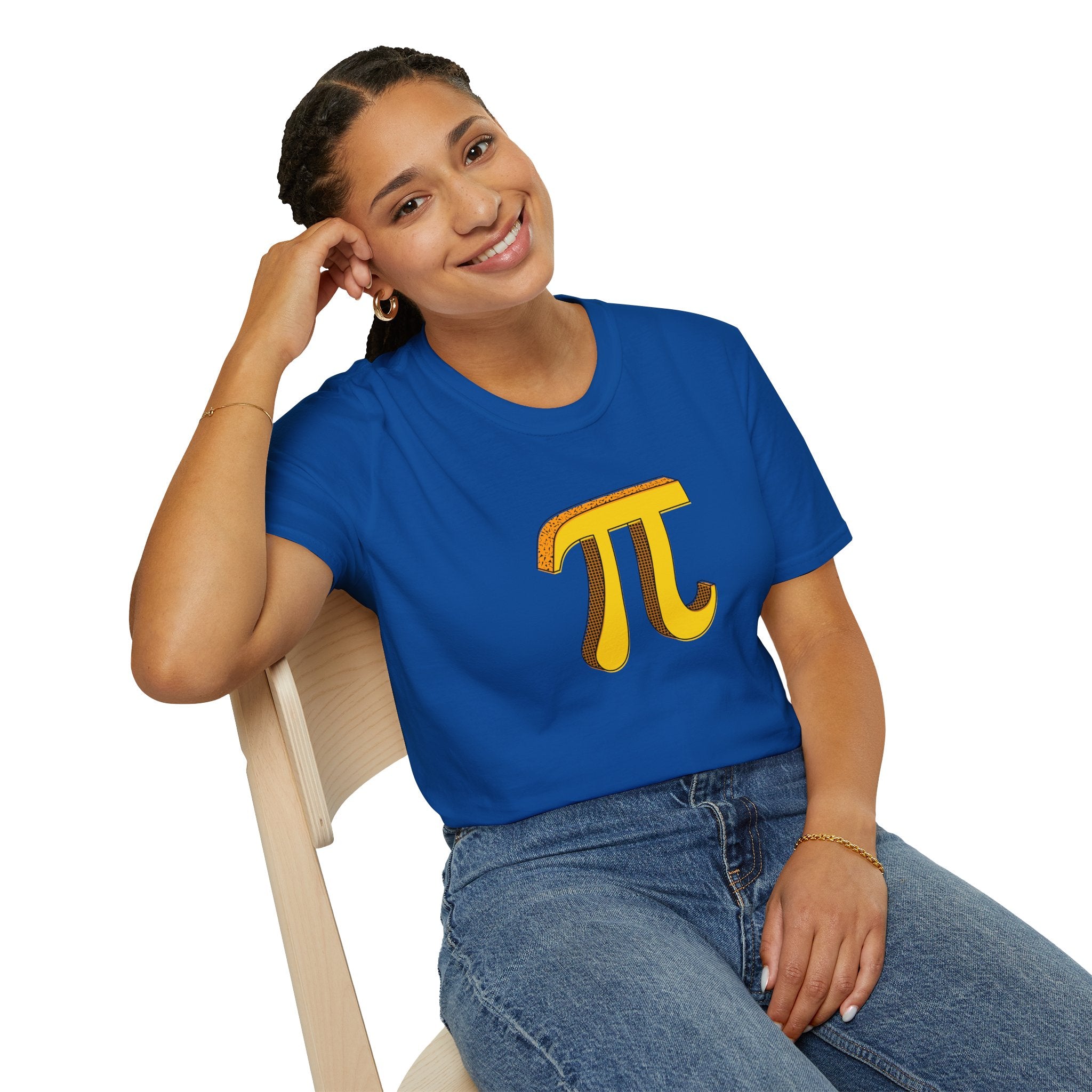Pi Unisex Softstyle T-Shirt Unisex Adult T-shirt Australian Printer Science