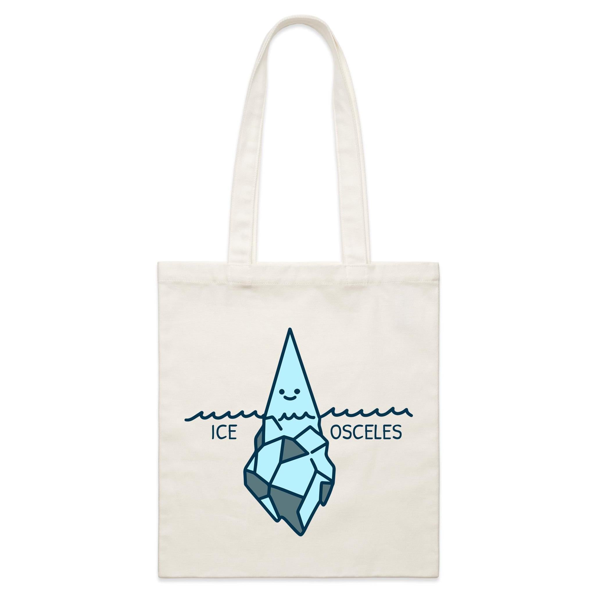 Ice-Osceles, Maths - Parcel Canvas Tote Bag Default Title Small Tote Bag Maths Printed In Australia