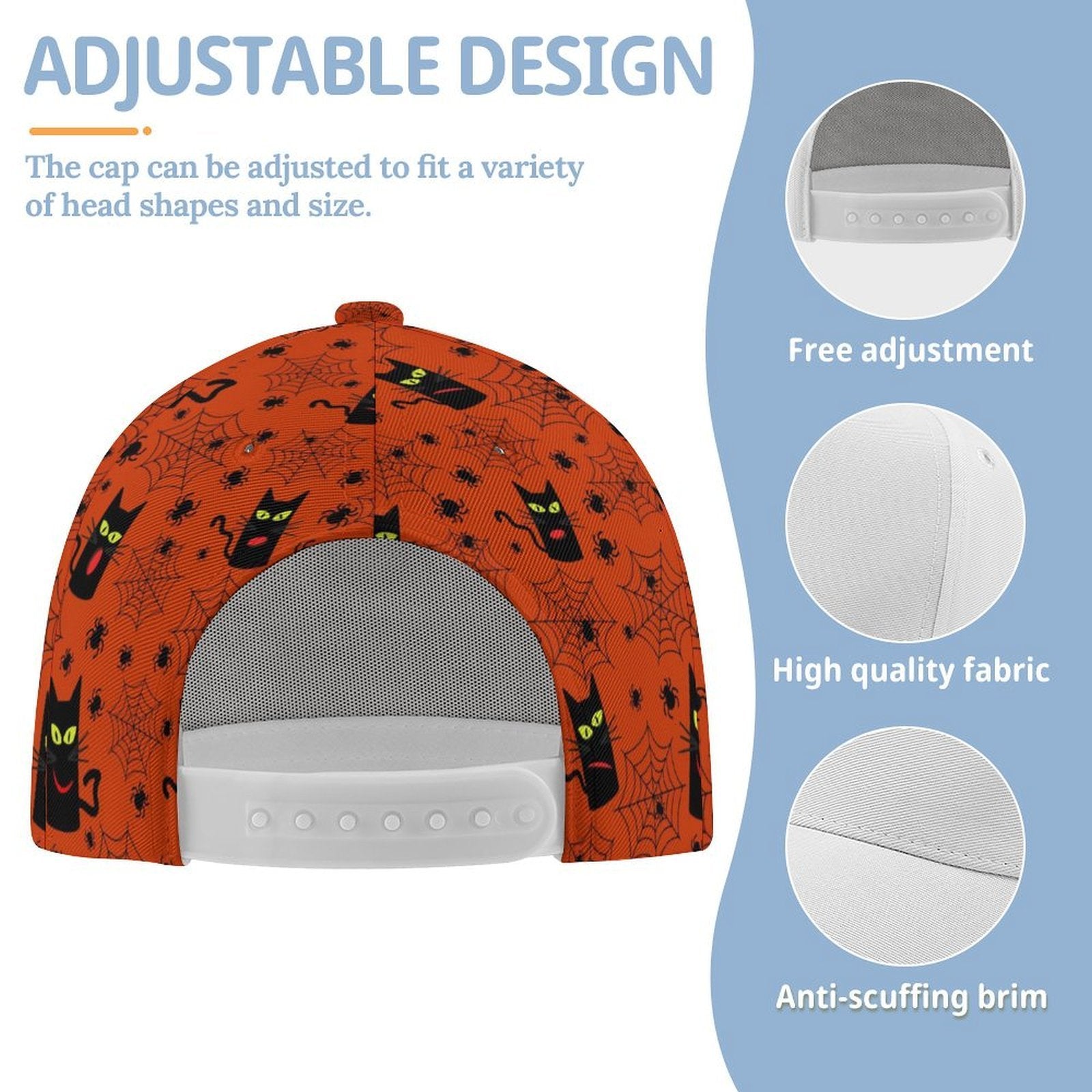 Halloween Black Cats Kids Baseball Cap
