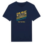 Personalised - The Best Dad In The Galaxy - Classic Unisex Crewneck T-shirt | Gildan® 64000 Personalised T-shirt Globally Fulfilled