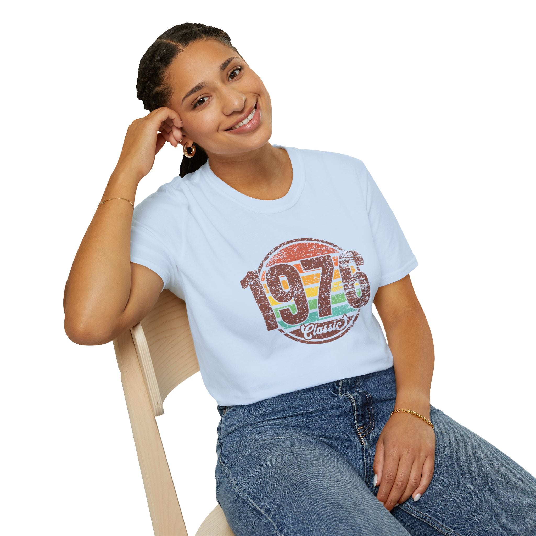 Turning 50 1976 Classic Unisex Softstyle T-Shirt Unisex Adult T-shirt Australian Printer Birthday Retro