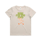 Here For The Food - Kids Youth T-shirt Bone Kids T-shirt Food Printed In Australia