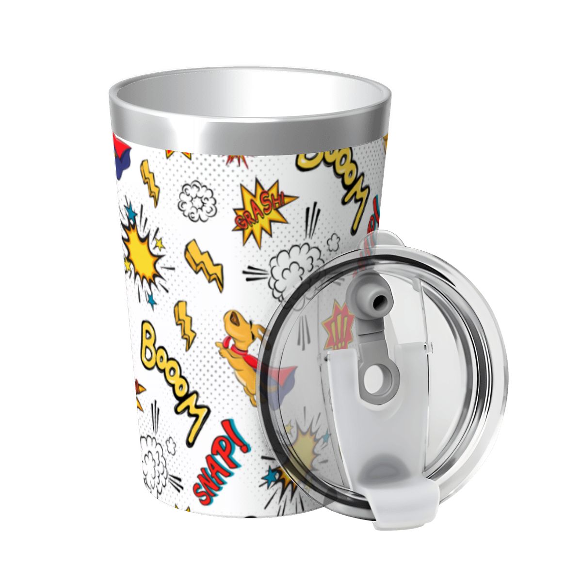 Super Dog Small Stainless Steel Travel Mug Cup 12oz/350ml
