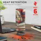 Watercolour Books - 20oz Tall Skinny Tumbler with Lid and Straw