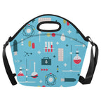 Science Lab - Neoprene Lunch Bag One Size Neoprene Lunch Bag Printed Offshore