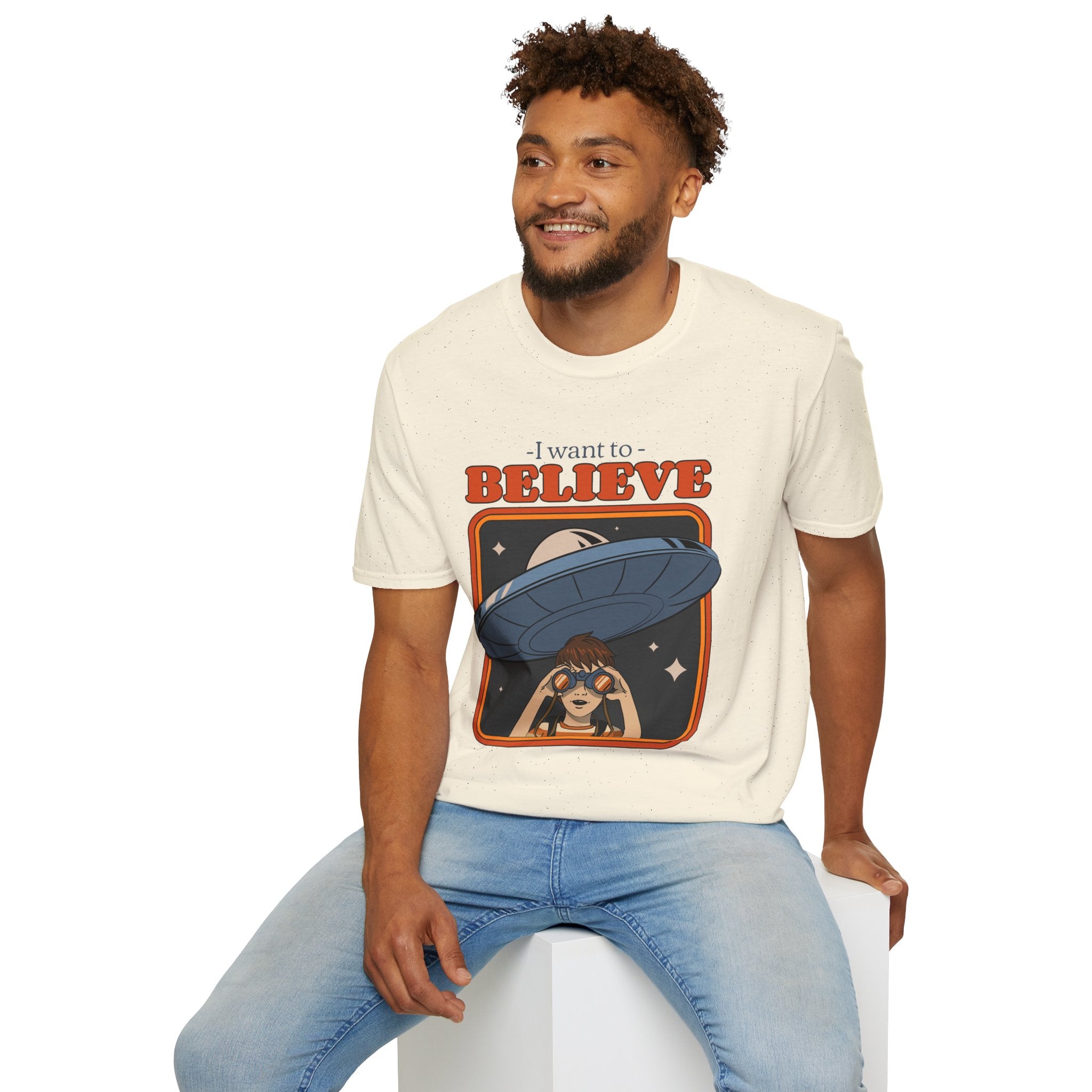 I Want To Believe, UFO - Unisex Softstyle T-Shirt