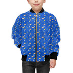 Cats In Space Kids Bomber Jacket Kids Bomber Jacket animal Printed Offshore Space