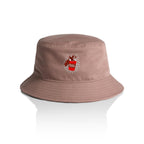 Christmas Coffee - Christmas AS Colour Bucket Hat Hazy Pink One Size Christmas Bucket Hat Christmas Printed In Australia