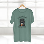 Hang On, Let Me Overthink This, Frazzled Cat - Mens Adult Staple Tee