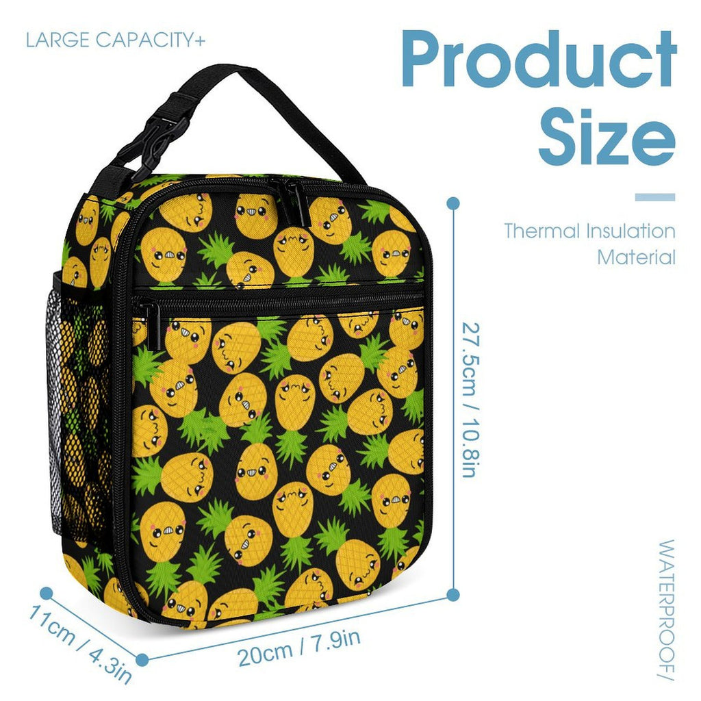 Cool Pineapples Backpack, Lunch Bag & Pencil Case Set
