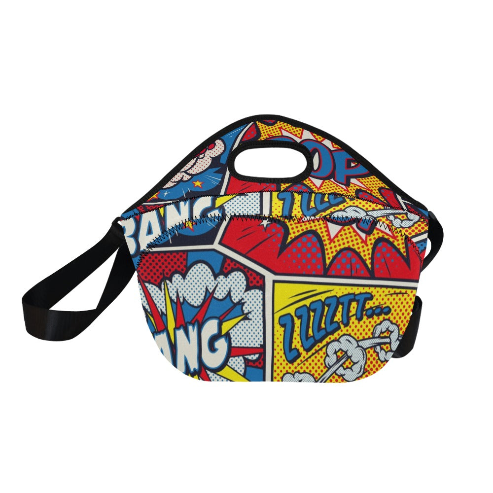 Comic Book - Neoprene Lunch Bag Neoprene Lunch Bag Printed Offshore