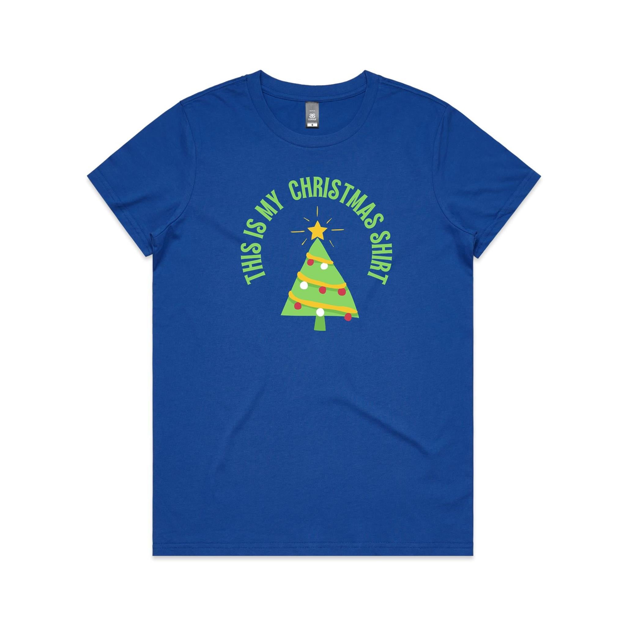 This Is My Christmas Shirt - Womens T-shirt