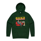 I Put The Pro In Procrastination, Retro Gentleman Men's AS Colour Hoodie Forest Green Mens Hoodie comic Printed In Australia