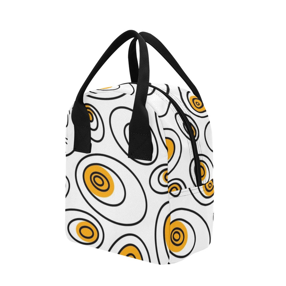 Abstract Eggs - Zipper Lunch Bag Zipper Lunch Bag Printed Offshore