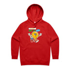 A Little Ray Of Sunshine - Womens Hoodie Red Womens 2XL Womens Hoodie Positivity Printed In Australia