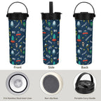UFO's And Aliens 20oz Tea Tumbler with Carry Handle