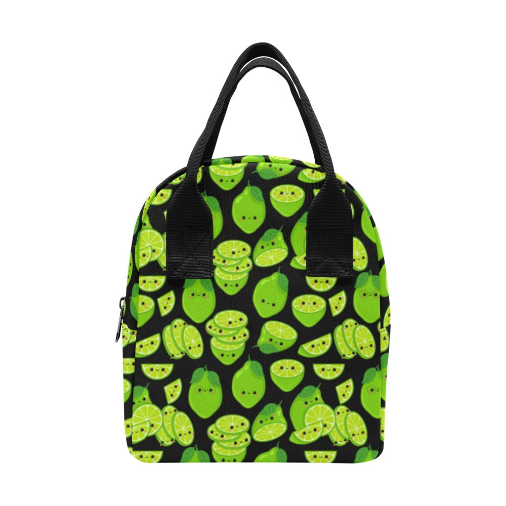 Cute Limes - Zipper Lunch Bag One Size Zipper Lunch Bag Printed Offshore