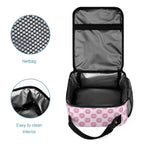Pink Cat Doughnuts Backpack, Lunch Bag & Pencil Case Set