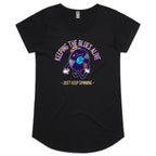 Keeping The Blues Alive - Womens Scoop Neck T-Shirt Black Womens Scoop Neck T-shirt Music Printed In Australia
