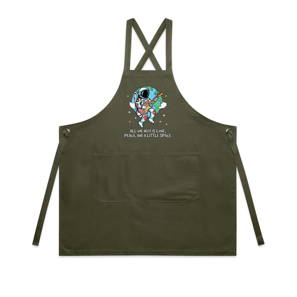 All We Need Is Love, Peace And A Little Space, Astronaut - AS Colour Carrie Apron