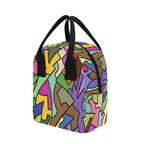 Bright Abstract - Zipper Lunch Bag Zipper Lunch Bag Printed Offshore