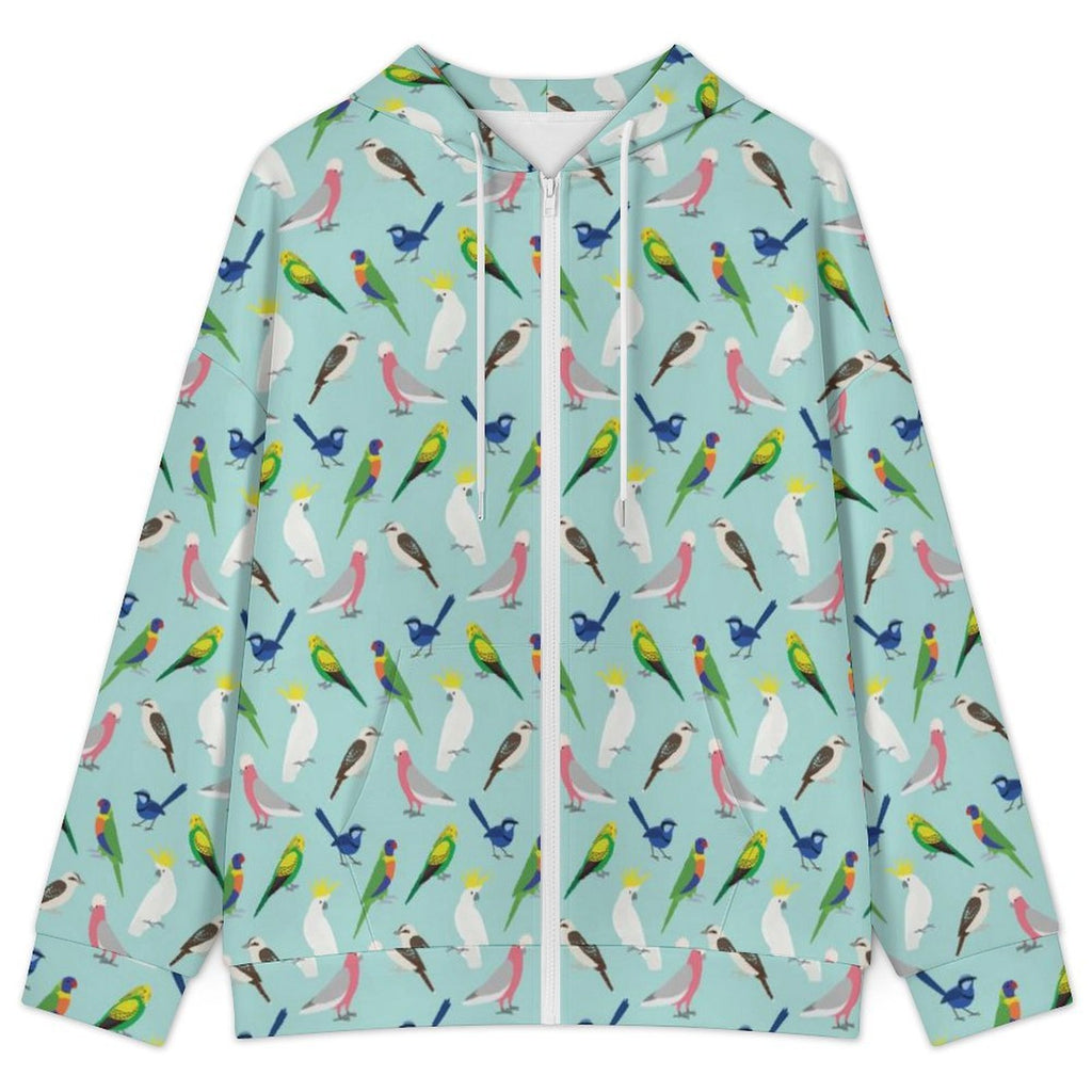 Australian Birds Women's Full-Zip Hoodie