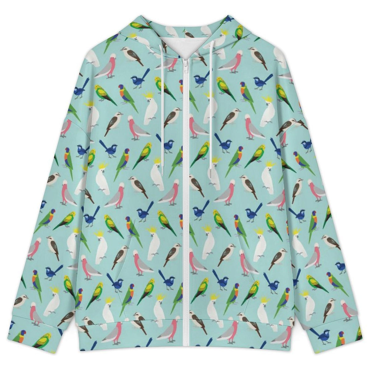 Australian Birds Women's Full-Zip Hoodie
