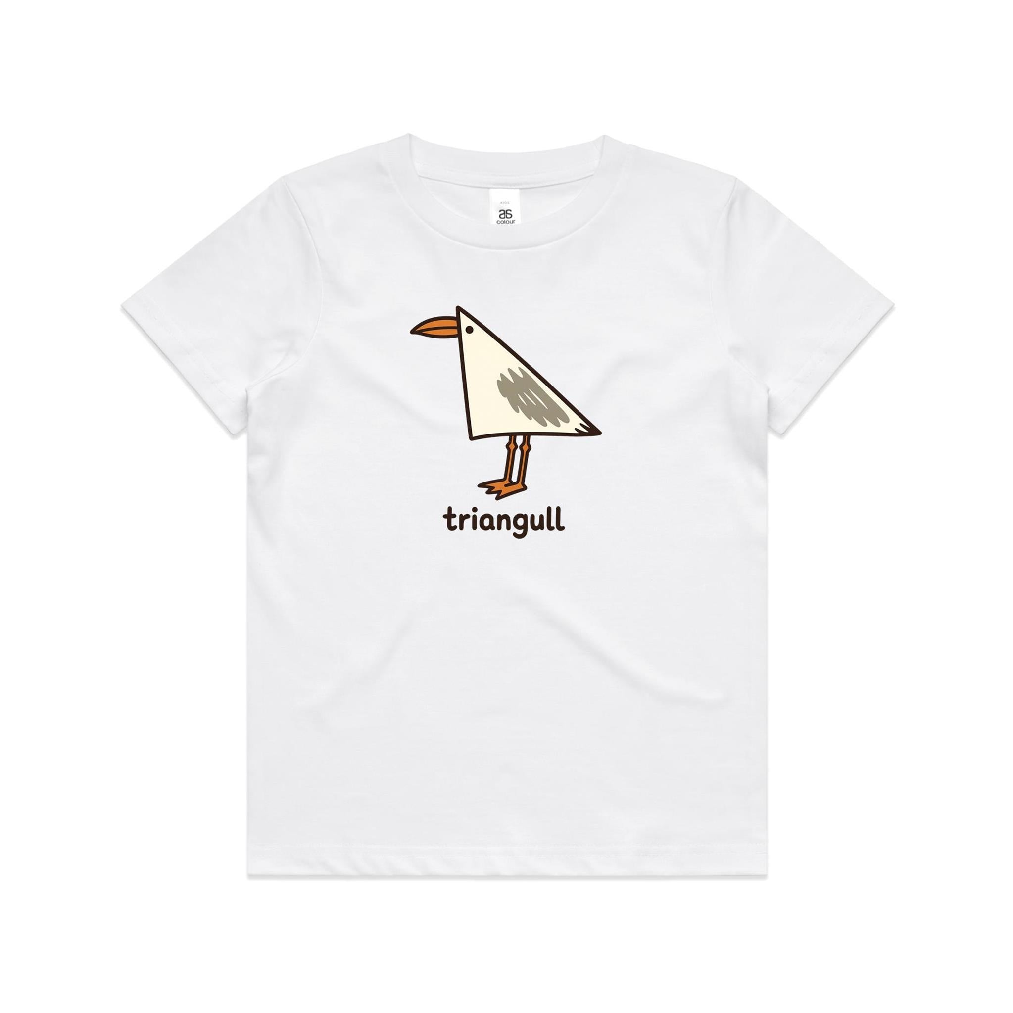 Triangull Geometry Seagull Kids AS Colour T-shirt