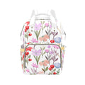 Floral Watercolour - Multi-Function Backpack, Nappy / Diaper Bag