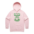 Life's Too Short Not To Be Yourself Women's AS Colour Hoodie Pink Womens Hoodie Positivity Printed In Australia