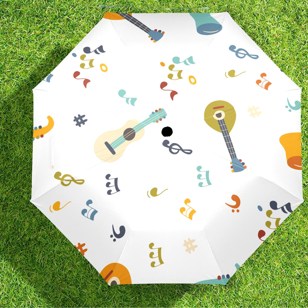 Guitar Music - Semi-Automatic Foldable Umbrella (Model U12) Semi-Automatic Foldable Umbrella (U12)
