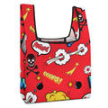Comic Book Red Collapsible Shopping Bag white One size Foldable Shopping Bag Printed Offshore