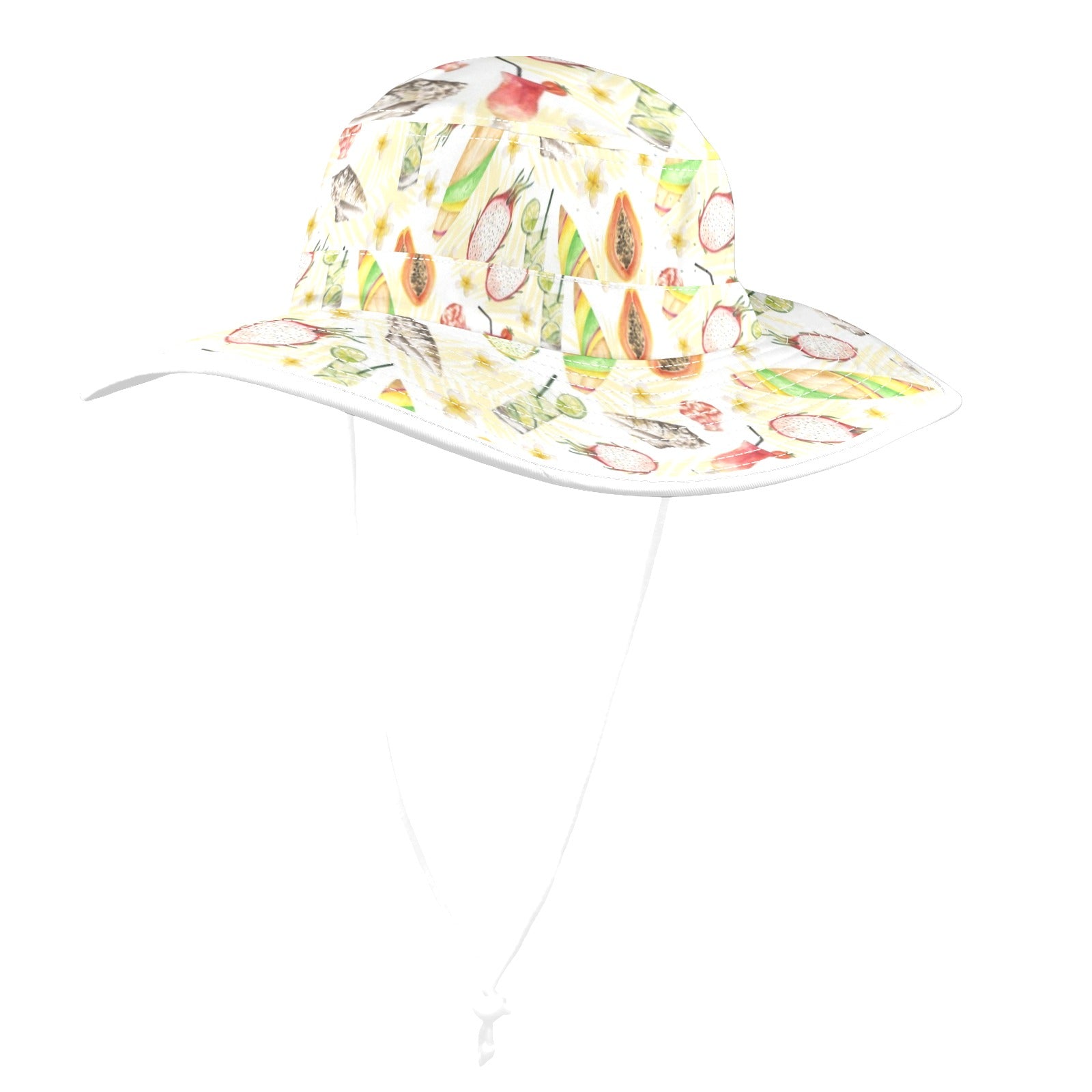 Tropical Surf Wide Brim Bucket Hat Wide Brim Bucket Hat Printed Offshore Surf