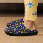 Groovy Alien And UFO Kids Cotton Slippers Kids Cotton Slippers Printed Offshore Sci Fi