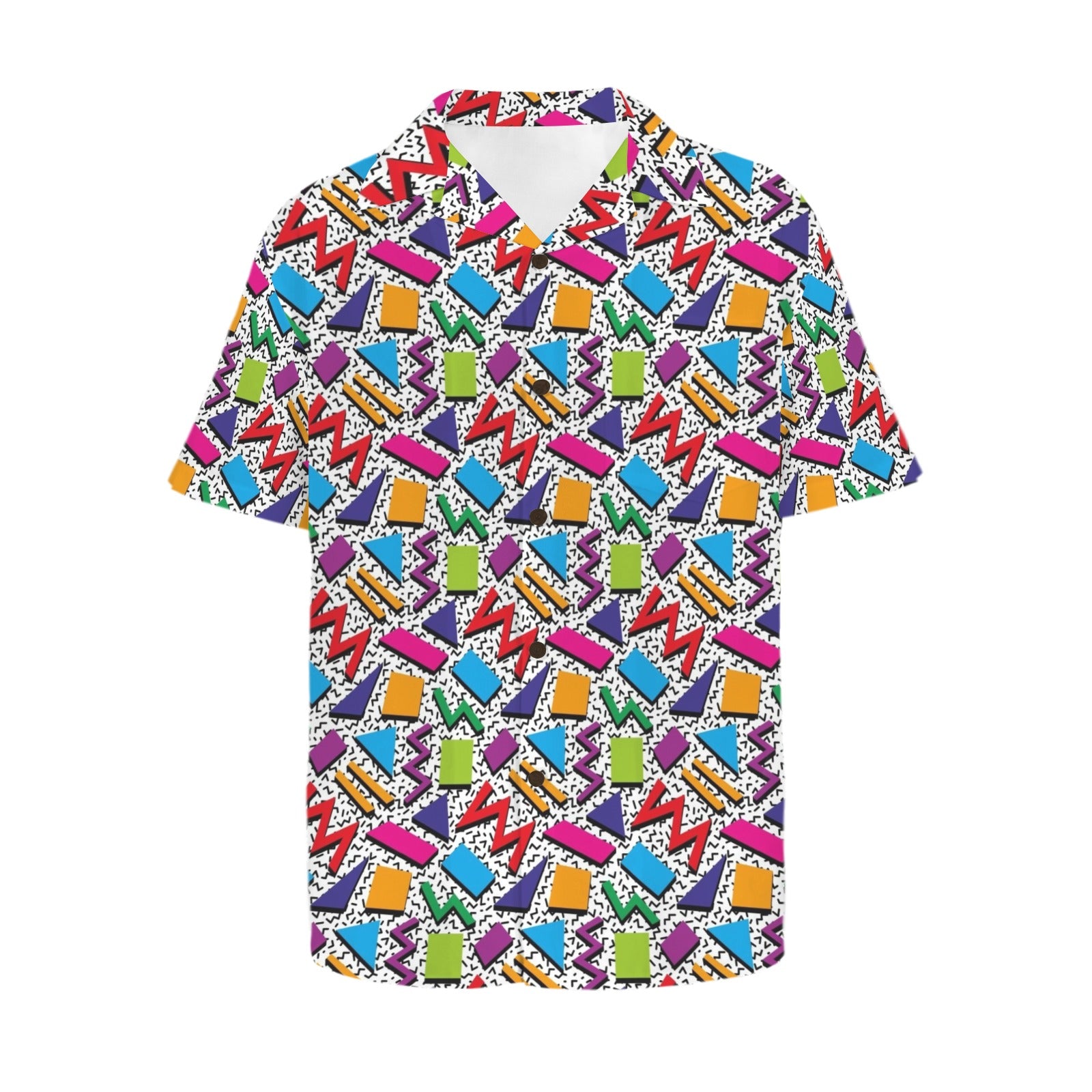 Graphic 80's - Men's Short Sleeve Hawaiian Shirt Men's Hawaiian Shirt (New) Printed Offshore Retro