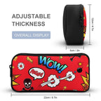 Red Comic Book Backpack, Lunch Bag & Pencil Case Set