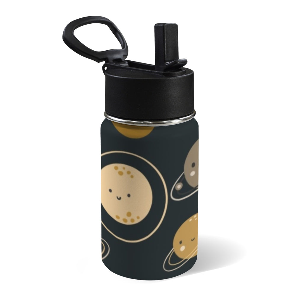 Planets 12oz Kids Water Bottle with Straw Lid