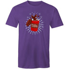 Christmas Coffee - Mens T-Shirt Purple