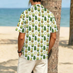 Cute Avocados Men's Crinkle Hawaiian Shirt