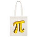 Pi Parcel Canvas Tote Bag Default Title Small Tote Bag Maths Printed In Australia
