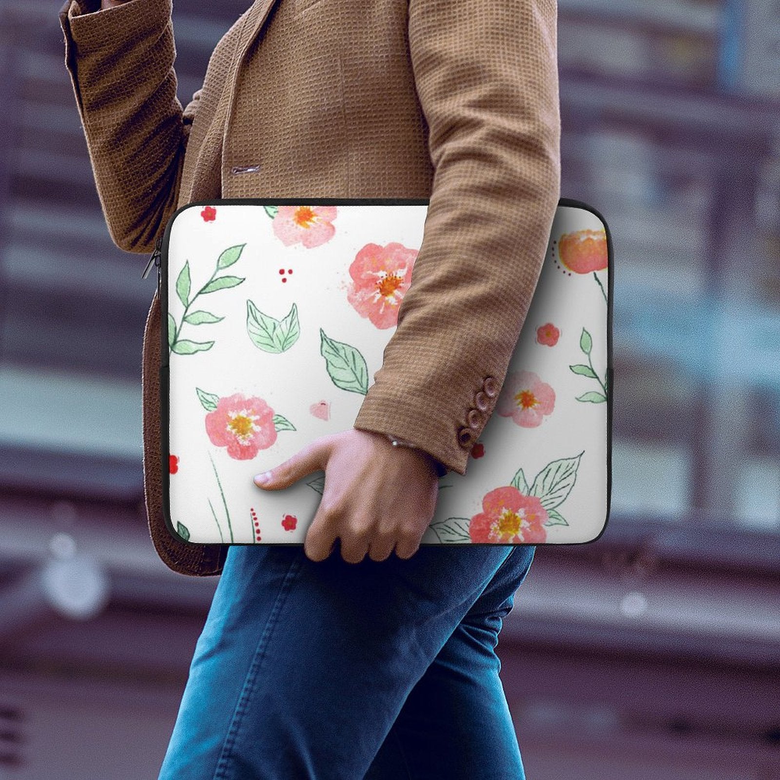 Watercolour Floral - Laptop Sleeve (Multiple Sizes)